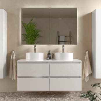 Meuble de salle de bain avec vasque à poser Bequia Salgar