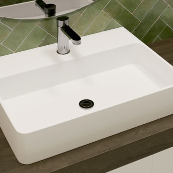 Juno Vasque à poser solide avec profondeur réduite Art and Bath
