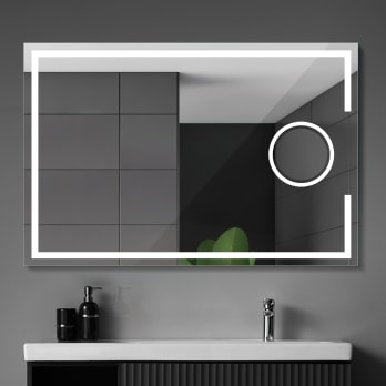 Miroir de salle de bain avec éclairage LED Malta Ledimex