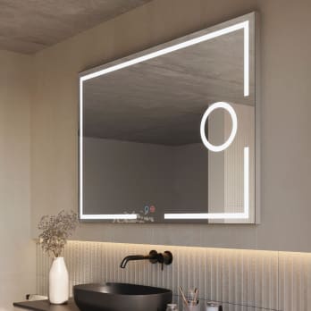 Miroir de salle de bain avec éclairage LED Malta Ledimex