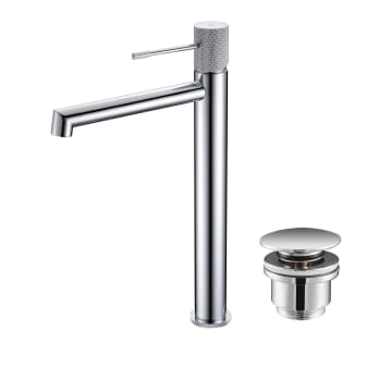 Robinet de lavabo à bec haut Line Imex + bonde click-clack Pack