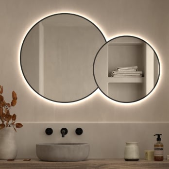 Miroir de salle de bain avec éclairage LED Solaris Bruntec