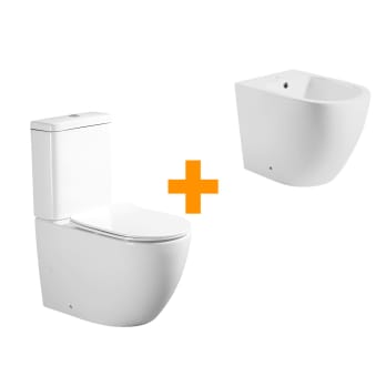 Pack toilette + bidet Roundy Bruntec