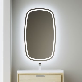 Miroir de salle de bain avec éclairage LED Leda de Bruntec