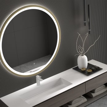 Miroir de salle de bains avec éclairage LED Maldivas Eurobath