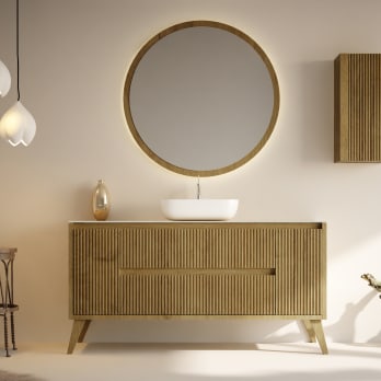 Meuble de salle de bains avec plan de toilette Alpes 13 Bruntec