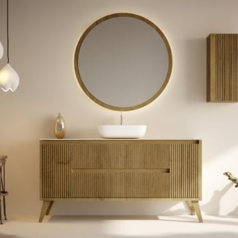 Meuble de salle de bains avec plan de toilette Alpes 13 Bruntec