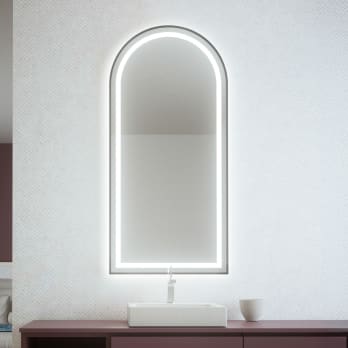 Miroir de salle de bain avec éclairage LED Camelot Bruntec