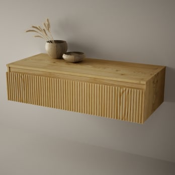 Caisson avec plan de toilette Alpes Bruntec