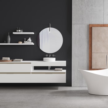 Plan de toilette en bois de Campoaras
