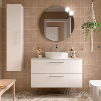 Meuble de salle de bains avec plan de toilette Silane Salgar