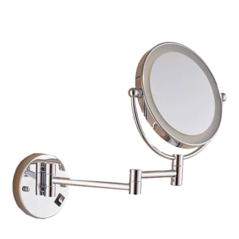 Miroir grossissant x3 rond avec LEDs Bruntec