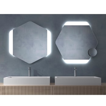 Turks Eurobath Miroir de salle de bains avec éclairage LED