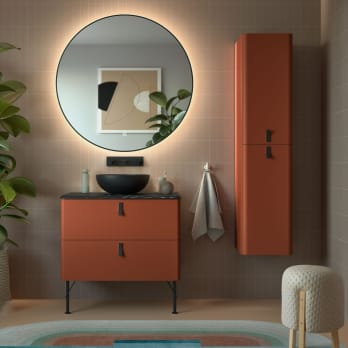 Meuble de salle de bains avec plan de toilette Uniiq Salgar