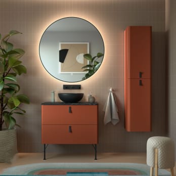 Meuble de salle de bains avec plan de toilette Uniiq Salgar