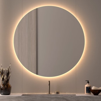 Bruntec Sun Miroir de salle de bain avec éclairage LED
