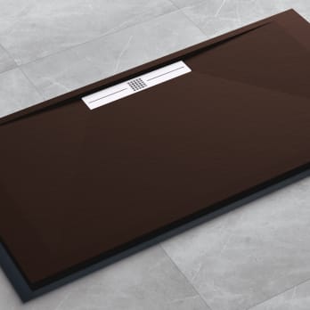Receveur de douche en résine Design Tiden Bruntec
