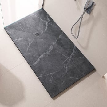 Receveurs de douche en résine décorés avec Stone 3D Bruntec Marble