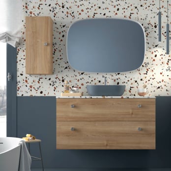 Meubles de salle de bains avec plan de toilette en pierre Carmen Avila Dos
