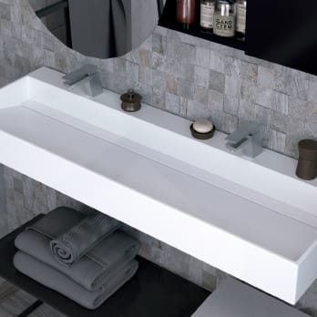 Vasque de salle de bains suspendue Quarter par Art and Bath