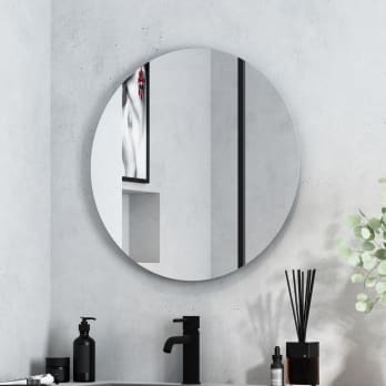 Bruntec Miroir de salle de bains Round