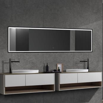 Miroir de salle de bains avec éclairage LED New York Ledimex
