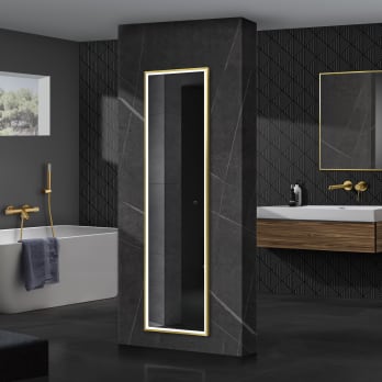 Miroir de salle de bains avec éclairage LED New York Ledimex
