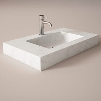 Lavabo suspendu en pierre Viso