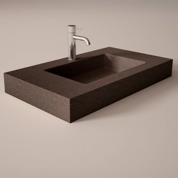 Lavabo suspendu en pierre Viso