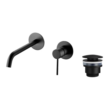 Robinetterie de lavabo encastrée Milos Imex + bonde click-clack pack