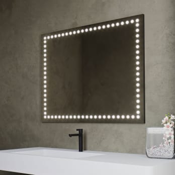 Bruntec Cindy Miroir de salle de bain avec éclairage LED