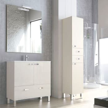 Meuble de salle de bains Vega Campoaras profondeur réduite 37,5 cm