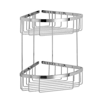 Double shower shelf 600 Bruntec