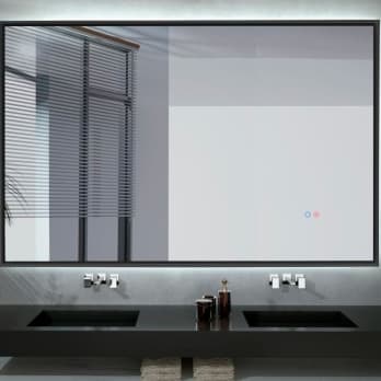 Miroir de salle de bains avec éclairage LED California Ledimex