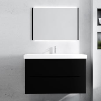 Miroir de salle de bains avec éclairage LED Sire Bruntec