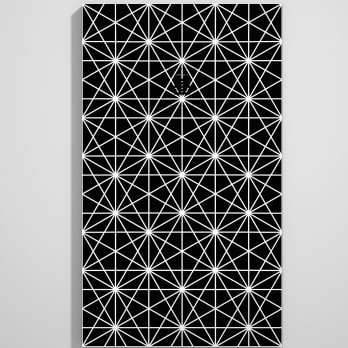 Receveurs de douche en résine décorée Design 3D Géométrique Bruntec