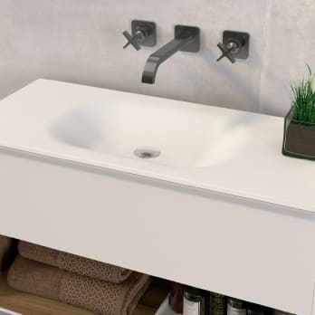 Vasque de salle de bain encastrée Tibet par Art and Bath