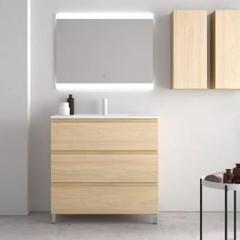 Ensemble meuble de salle de bain Avila Dos Carmen 39 cm de profondeur réduite