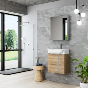 Ensemble meuble de salle de bains de 28 cm à profondeur réduite Versa Coycama
