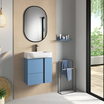 Versa Coycama Ensemble meuble sous-lavabo de 28 cm à profondeur réduite