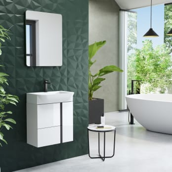 Ensemble meuble de salle de bains de 28 cm à profondeur réduite Versa Coycama
