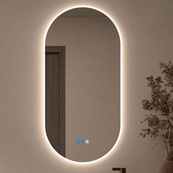 Miroir de salle de bains avec éclairage LED Denia Bruntec