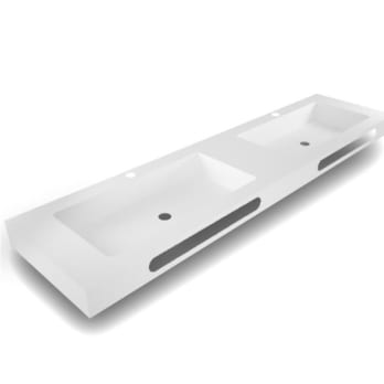 Lavabo suspendu double vasque Ibiza Bruntec