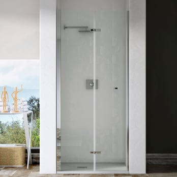 Bruntec Paroi de douche spacieuse sur mesure