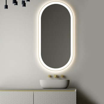 Miroir de salle de bain avec éclairage LED Zenit de Bruntec