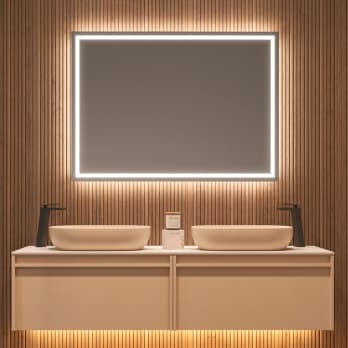 Miroir de salle de bains avec éclairage LED Francia Ledimex
