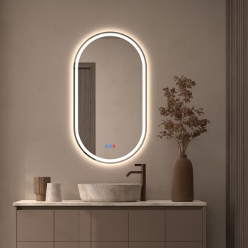 Miroir de salle de bain LED Aris Bruntec