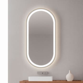 Miroir de salle de bain LED Aris Bruntec