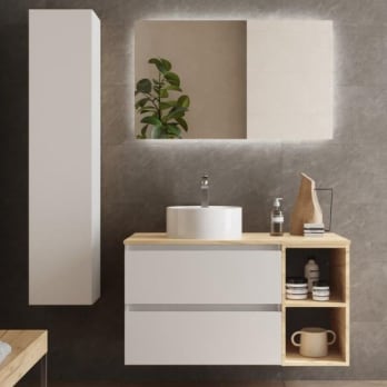 Meuble de salle de bains avec ensemble lavabo Bequia Salgar