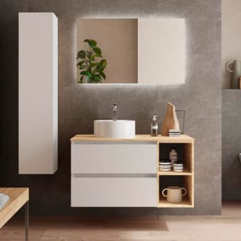 Meuble de salle de bains avec ensemble lavabo Bequia Salgar